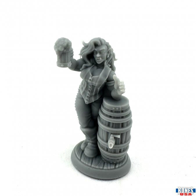 Bones USA Reaper Legends Anya, Half Orc Arm-Wrestler (30168)